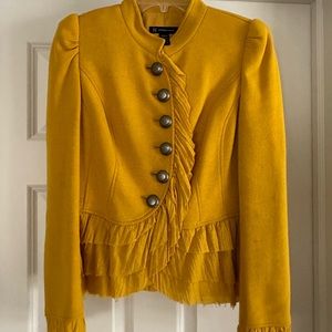 Blazer, jacket, mustard yellow, size medium, INC.